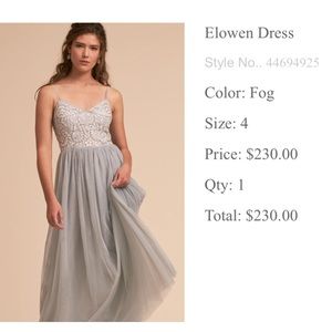 BHLDN Dresses - BHLDN Elowen Dress in Fog BHLDN Dresses - BHLDN Elowen Dress in Fog